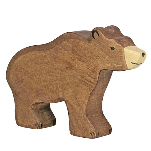 Holztieger bjørn brun - stor